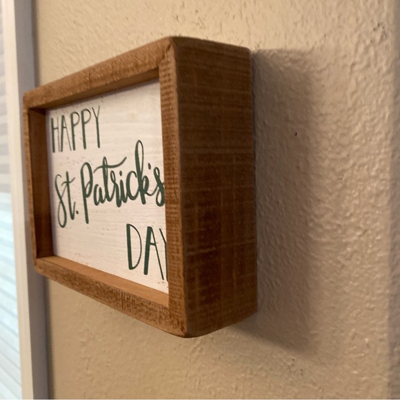 St. Patricks Day Tier Tray Sign, Farmhouse Happy St. Patrick’s Day Wood Sign - Picture 11 of 11